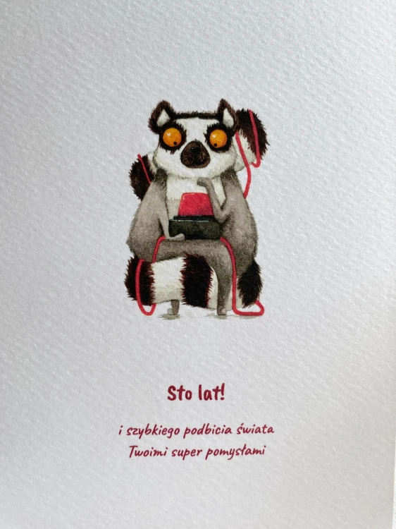1-kartka-urodzinowa-kartki-okolicznościowe-z-lemurem-lemur-leon-koniauke.JPG
